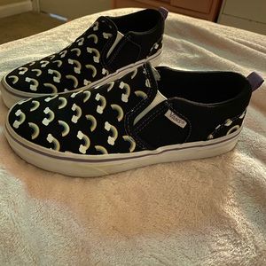 Vans Asher Rainbows Girls Size 3